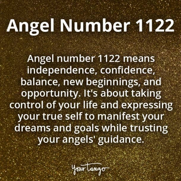  Anxo número 1122: significado, significado, manifestación, diñeiro, chama xemelga e amor